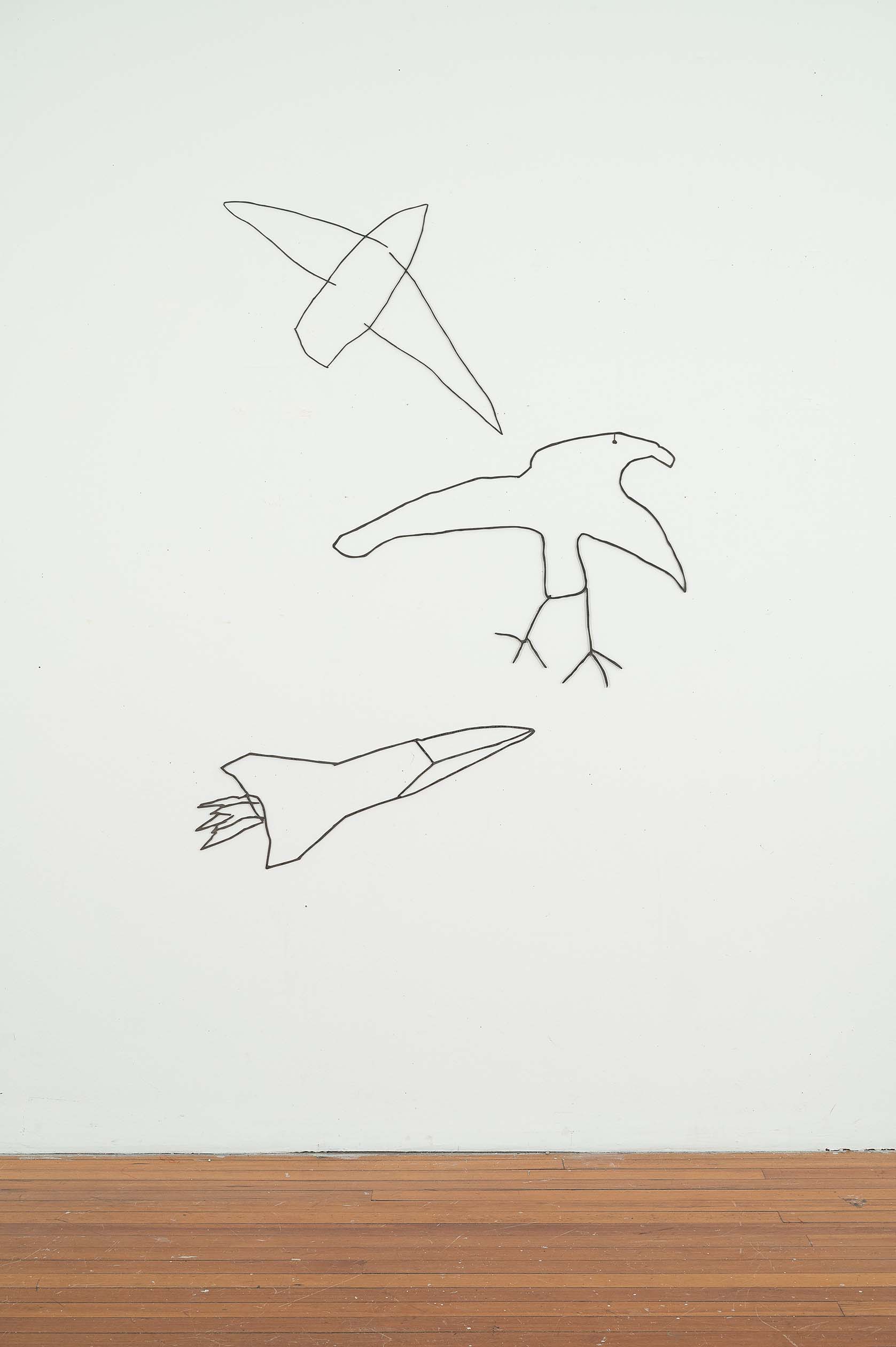 Flying Thing, Oiseau - Bird, Little Rocket, Installation view