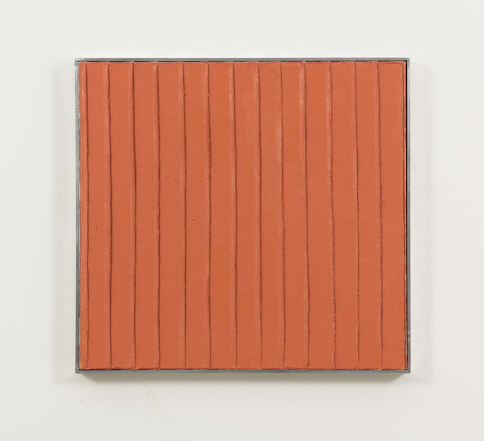 Sewn painting - orange, 1980