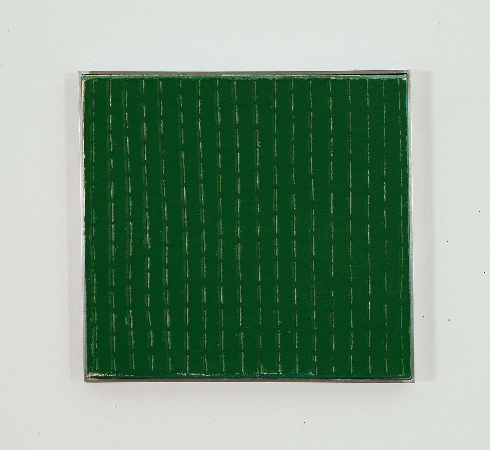 Sewn painting - green, 1980