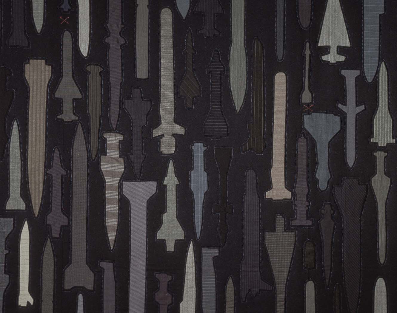 Security Blanket: 57 Missiles (detail), 1989