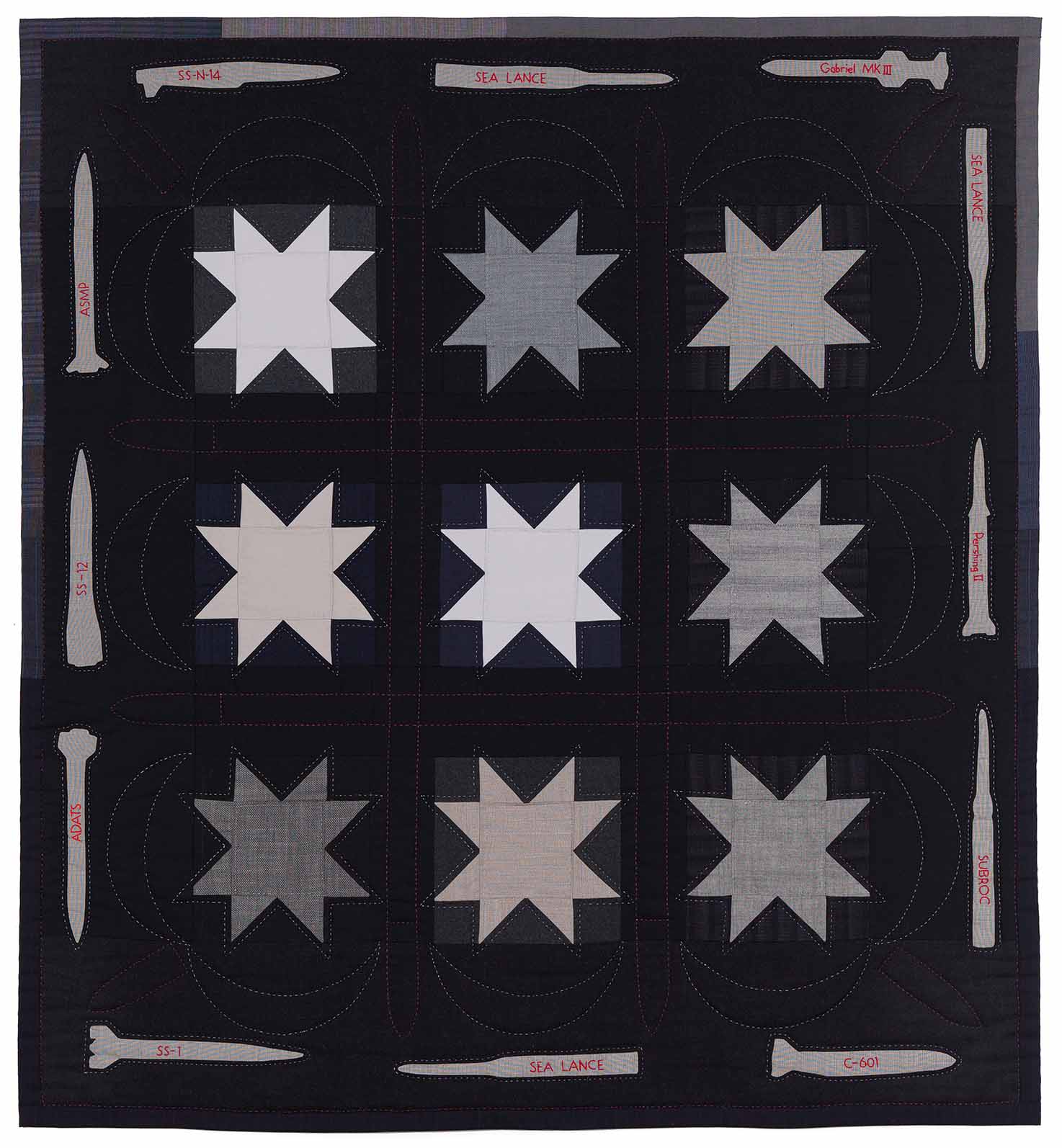 Security Blanket: Crib Quilt (9 Stars), 1988