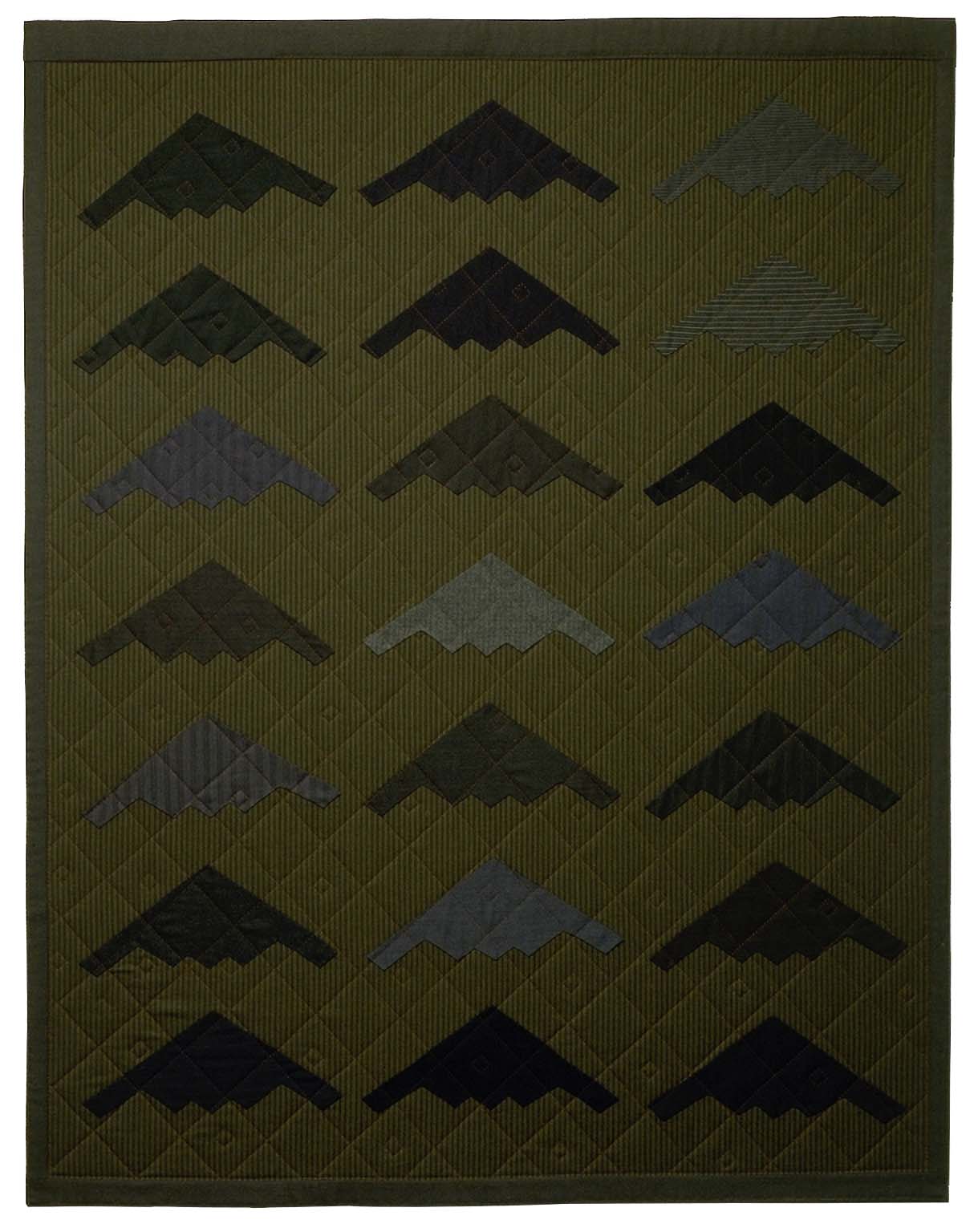 Security Blanket: Wild Goose Chase (Brown Stripes), 1994