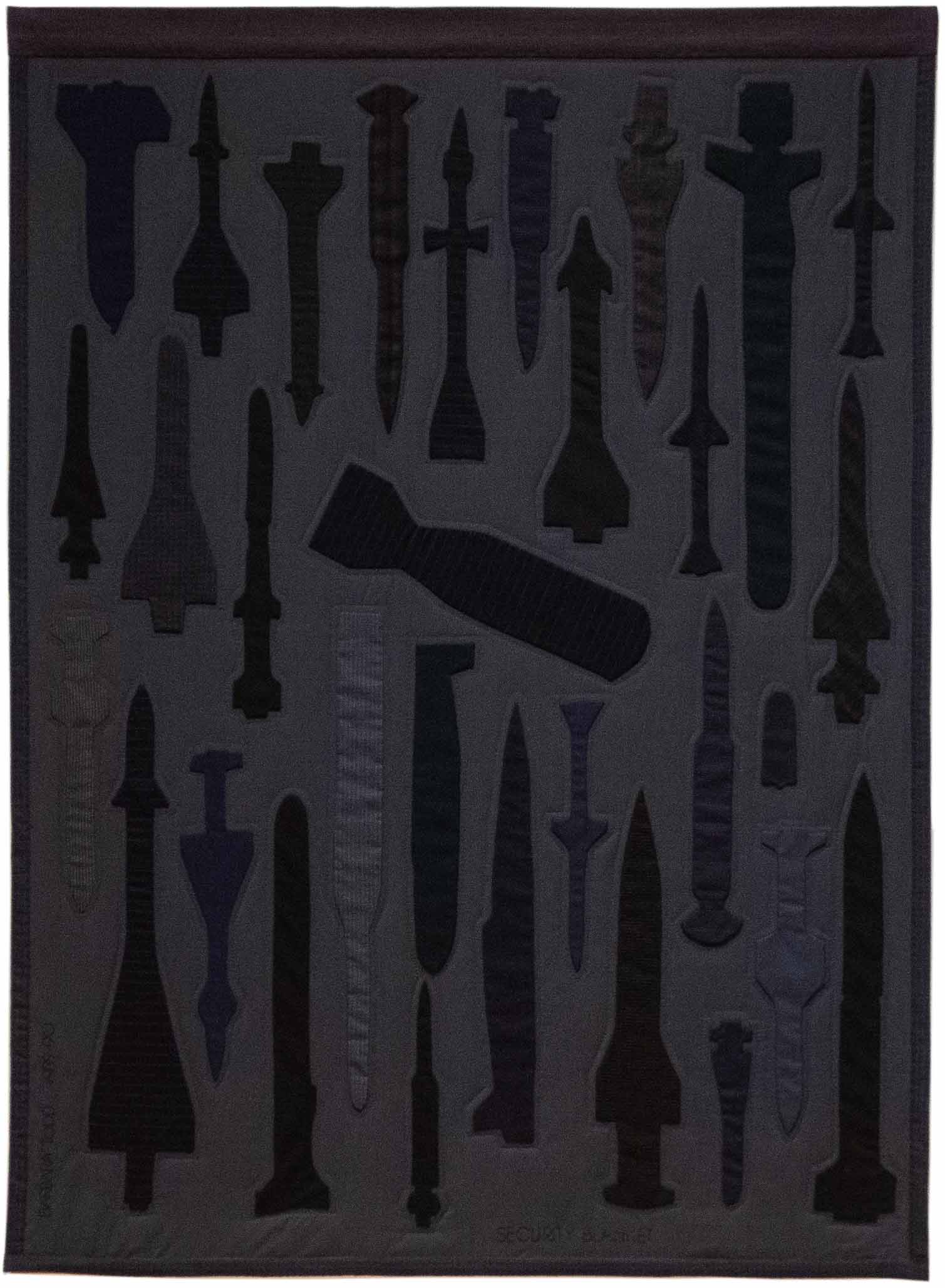 Security Blanket: Child's Quilt (30 missiles, 1 bomb), 1990